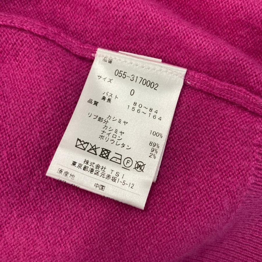 PEARLY GATES パーリーゲイツ カシミヤ 長袖ニットセーター ピンク系 0