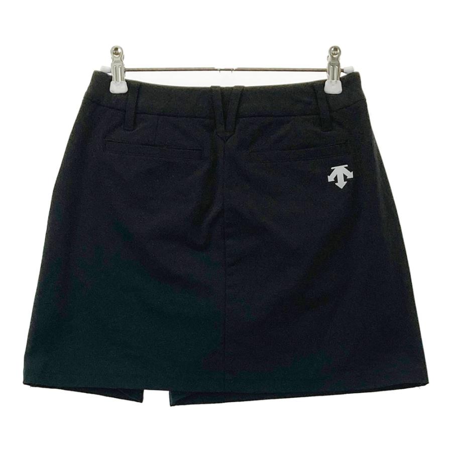 Descente レディース ゴルフスカート 黒/白デサント DESCENTE GOLF デサントゴルフ 2024年モデル インナー付スカート
