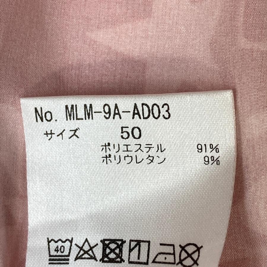 MARK&LONA マークアンドロナ フード付 長袖ジップジャケット 総柄 レッド系 50 ゴルフウェア メンズ_3