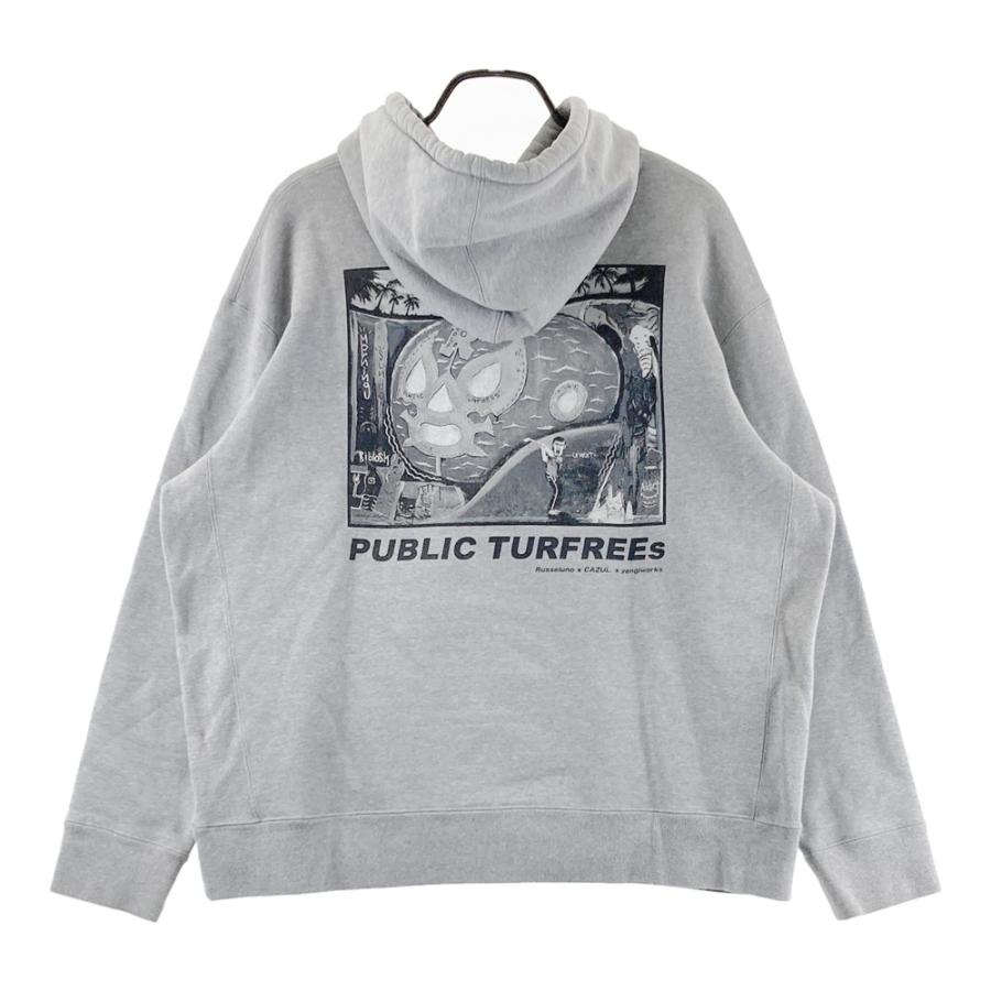 【未使用】RUSSELUNO ラッセルノ パーカー フーディ サイズ4 RUSSELUNO ラッセルノ ×PUNK DRUNKERS スウェットパーカー ルチャ