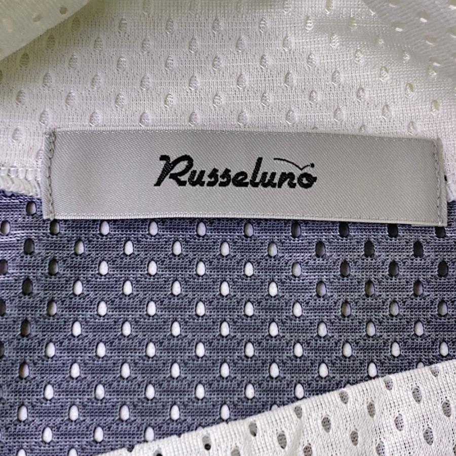RUSSELUNO ラッセルノ メッシュ ハイネック 半袖Tシャツ ホワイト系 4