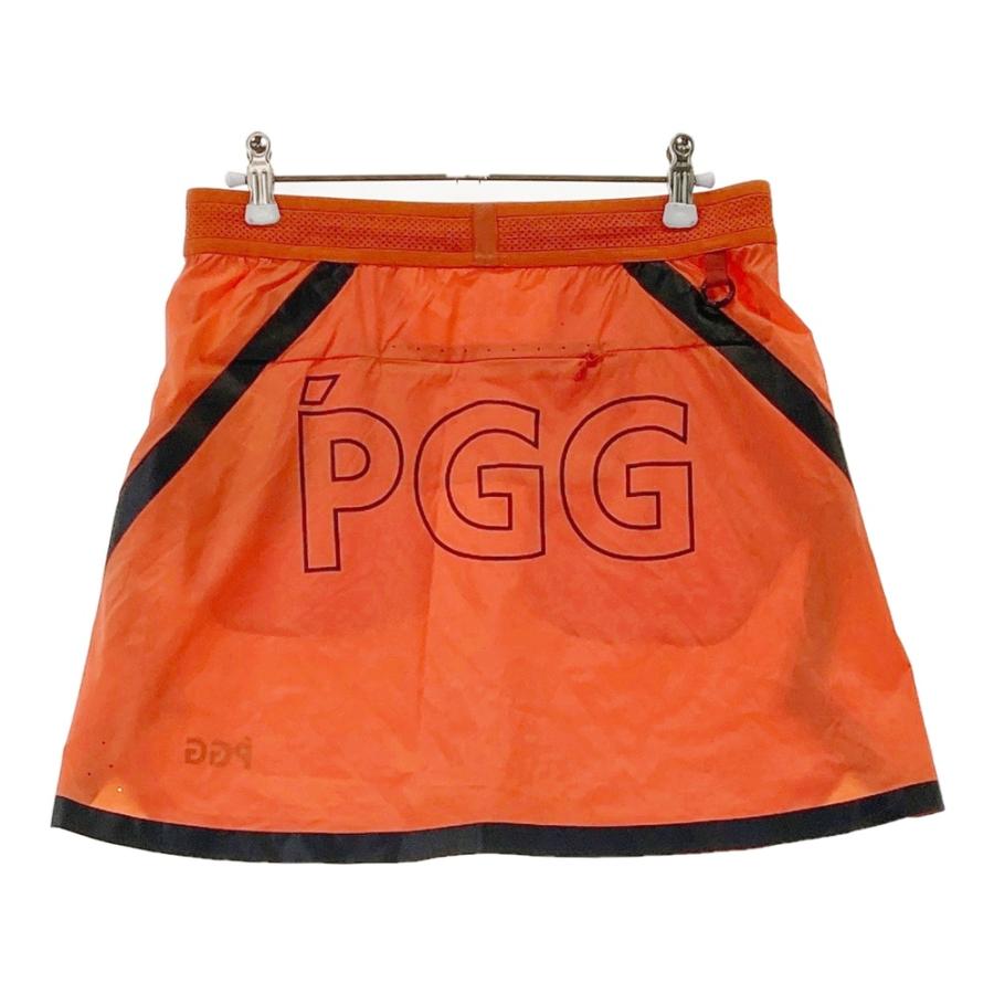 【新品】PGG PEARLY GATES パーリーゲイツ  ストレッチナイロンスカート  オレンジ系 1 ゴルフウェア レディースの画像