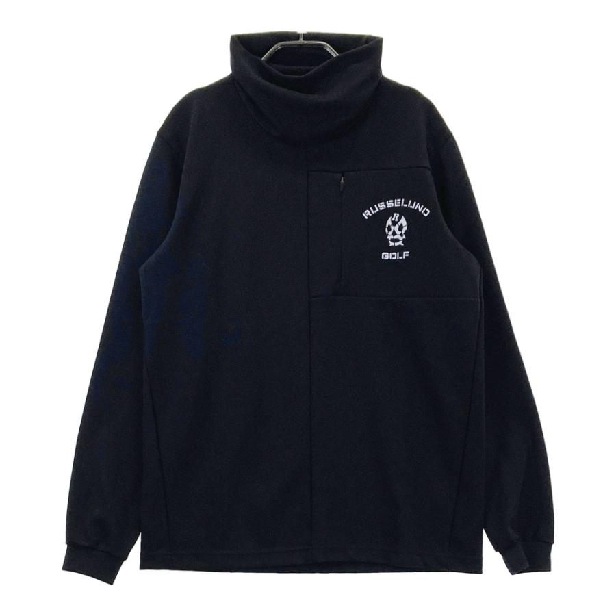 サイズ：4 RUSSELUNO ラッセルノ 2024年モデル タートルネック長袖Tシャツ ルチャ  ホワイト系 [240101417381] ゴルフウェア メンズ ストスト サイズ：4 RUSSELUNO ラッセルノ 2024年モデル タートルネック長袖T