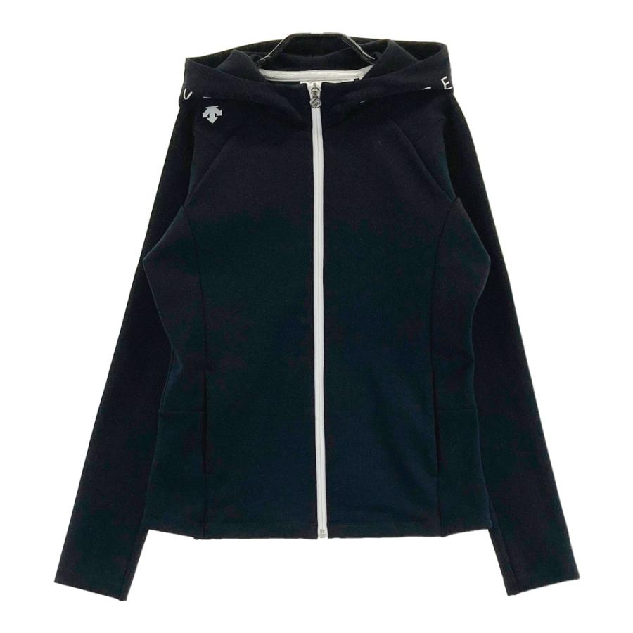 DESCENTEデサントゴルフフードジャケット DESCENTE GOLF デサントゴルフ フード付長袖ジップジャケット ブラック