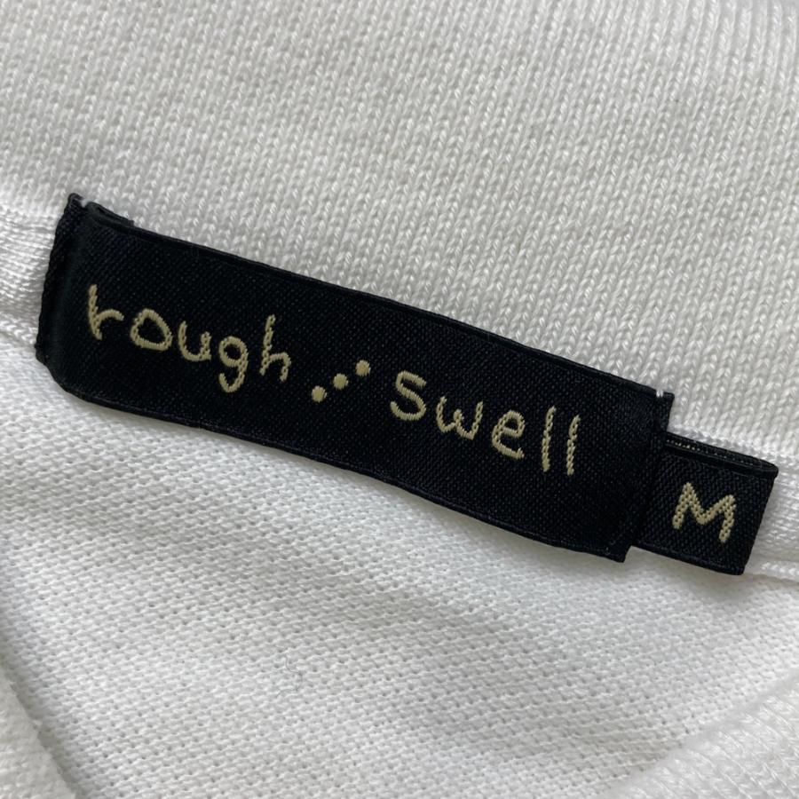 ROUGH&SWELL ラフアンドスウェル 半袖ポロシャツ ホワイト系 M ゴルフ