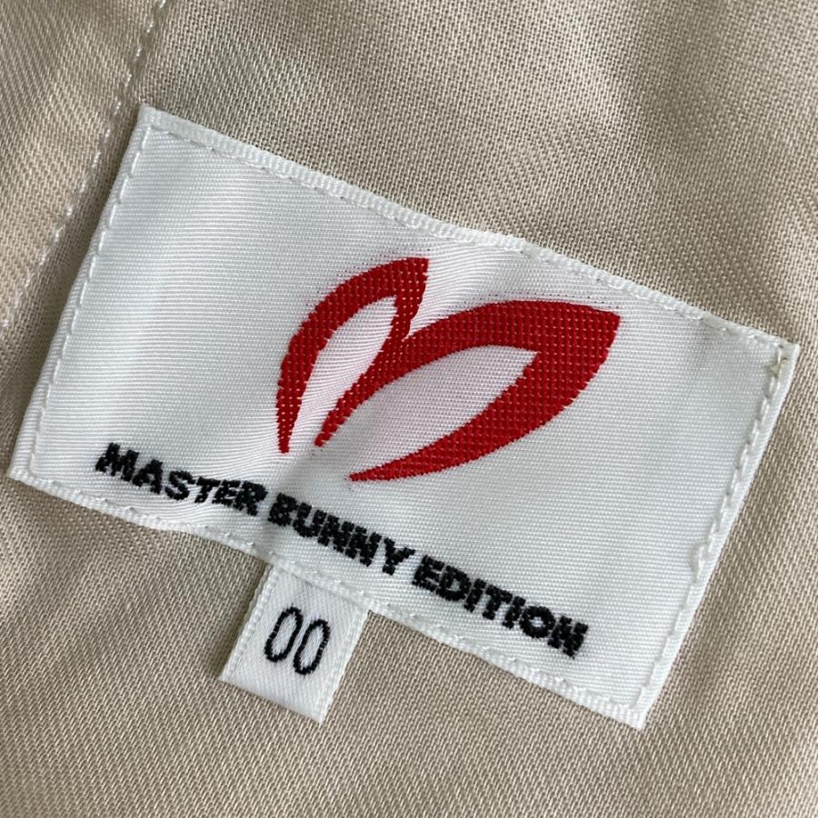 【新品】MASTER BUNNY EDITION マスターバニーエディション  ストレッチパンツ サイドロゴライン  ホワイト系 00 ゴルフウェア レディースの画像