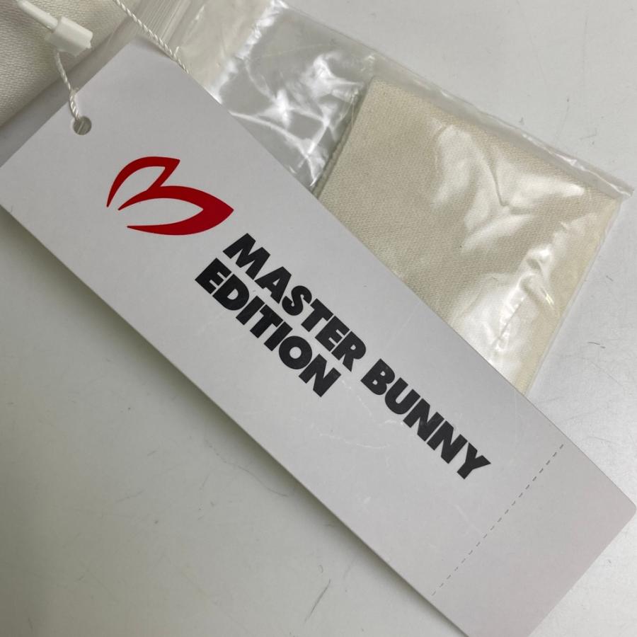 【新品】MASTER BUNNY EDITION マスターバニーエディション  ストレッチパンツ サイドロゴライン  ホワイト系 00 ゴルフウェア レディースの画像