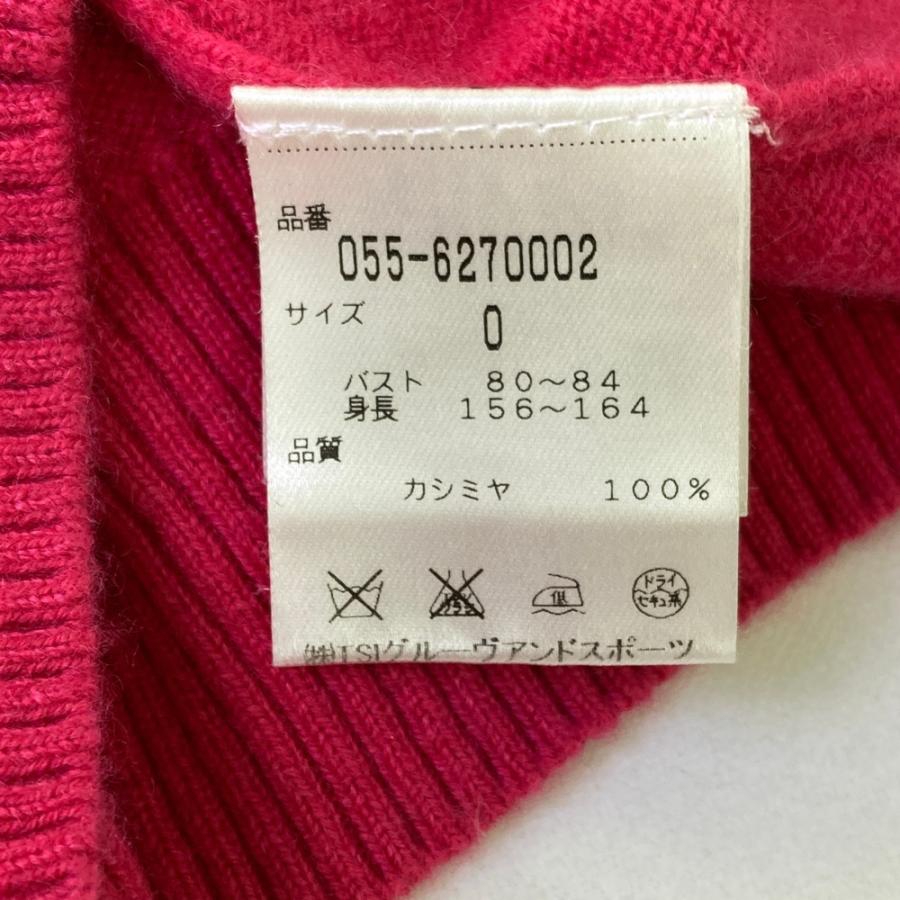 PEARLY GATES パーリーゲイツ カシミヤ ニットセーター ピンク系 0