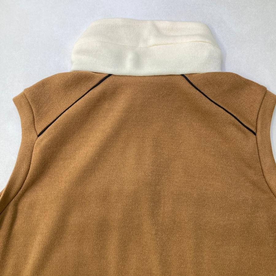 archivio - coco 未使用品 アルチビオ archivio レディース ベスト 38(M) ベージュ ハーフジップ ゴルフ 未使用品 レディース アルチビオ archivio ベスト 38(M