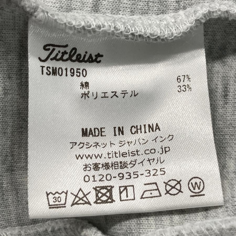 TITLEIST タイトリスト ジップジャケット グレー系 LL ゴルフウェア