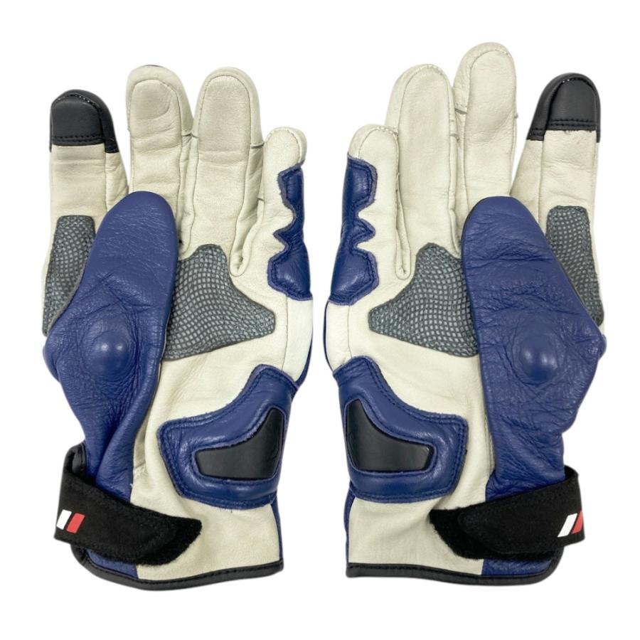 KUSHITANI クシタニ K-5350 RAVEN GLOVES 3 グローブ ブルー系 L