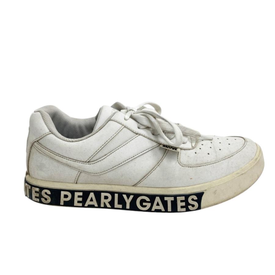 PEARLY GATES パーリーゲイツ 053-1192303 ゴルフシューズ  ホワイト系 26 [240101638364] ゴルフウェア メンズ ストスト PEARLY GATES パーリーゲイツ 053-1192303 ゴルフシューズ ホワイト系