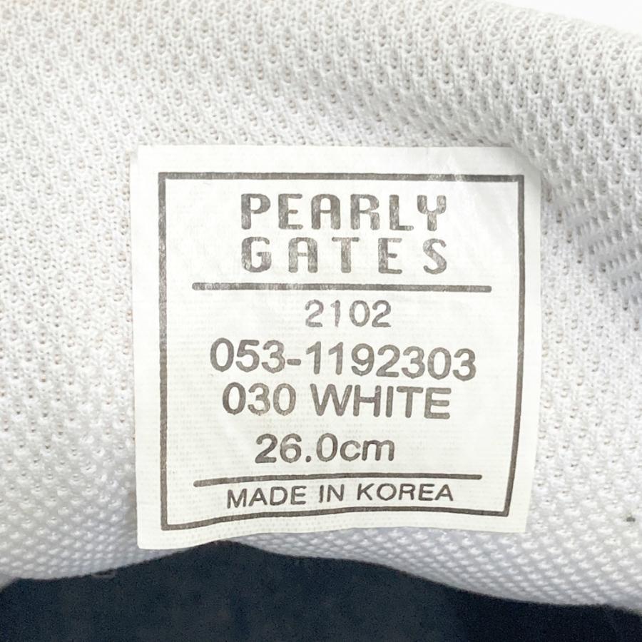 PEARLY GATES パーリーゲイツ 053-1192303 ゴルフシューズ ホワイト系