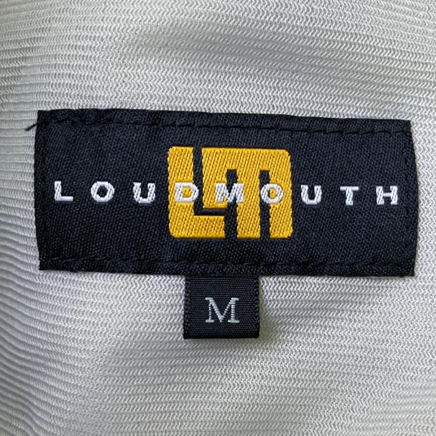 サイズ：M LOUD MOUTH ラウドマウス  レインパンツ シューティングスター 総柄 ブラック系 [240101638404] ゴルフウェア メンズ ストスト 美品】LOUD MOUTH ラウドマウス レインパンツ シューティングスター 総