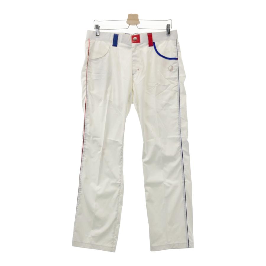 【美品】ラッセルノ　ゴルフパンツ　ロングパンツ　サイズ5　　Lサイズ　白 RUSSELUNO ラッセルノ ロングパンツ ホワイト系 5 ゴルフウェア メンズ