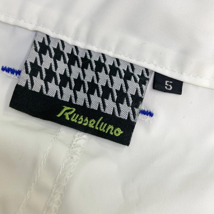 RUSSELUNO ラッセルノ ロングパンツ ホワイト系 5 ゴルフウェア メンズ