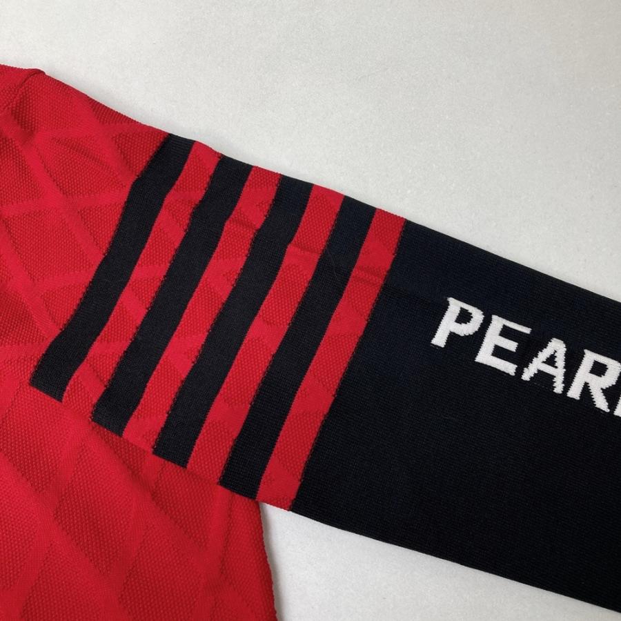 PEARLY GATES パーリーゲイツ  長袖 ニットセーター アーガイル柄 レッド系 0 ゴルフウェア レディースの画像