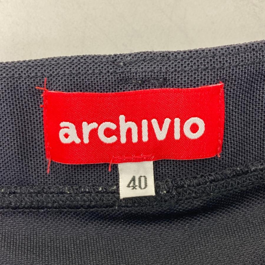 ARCHIVIO アルチビオ Aラインスカート ネイビー系 40 ゴルフウェア