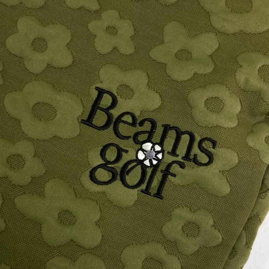 BEAMS GOLF ビームスゴルフ 2024年モデル ロングパンツ 花柄 カーキ系