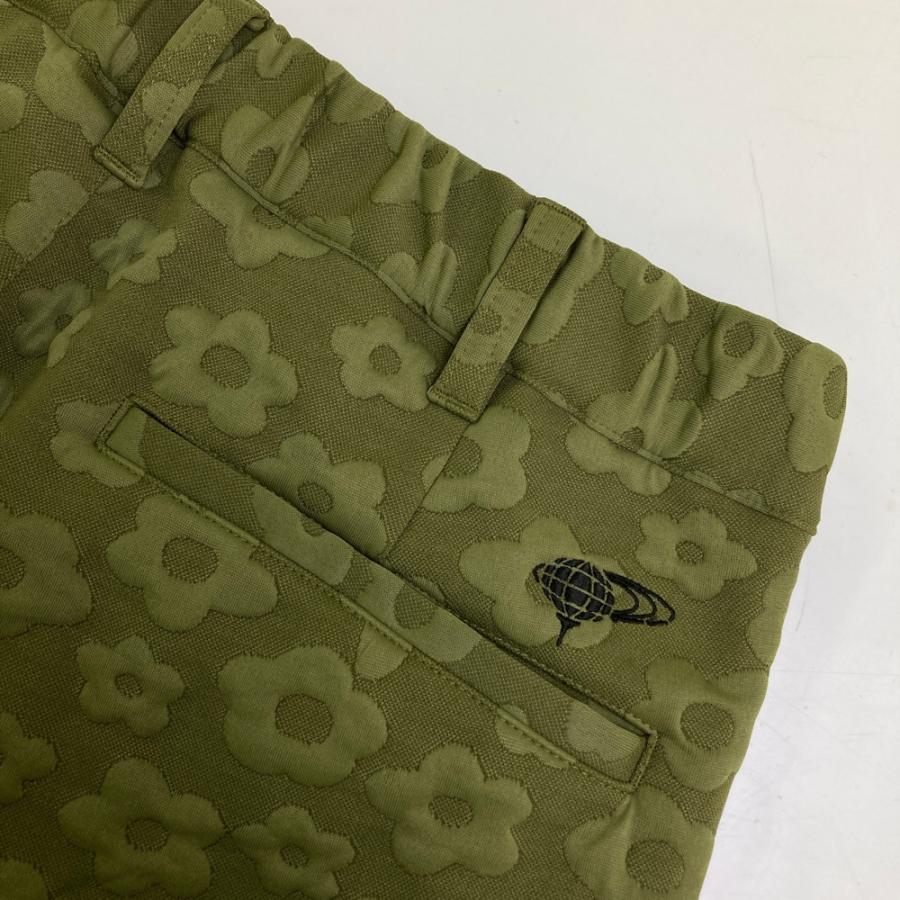 BEAMS GOLF ビームスゴルフ 2024年モデル ロングパンツ 花柄 カーキ系