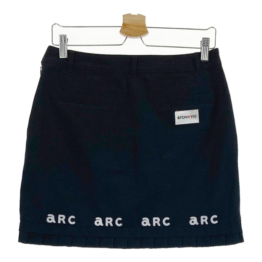 アルチビオ　archivo スカート　タグ付新品　40 　Ｌ ARCHIVIO アルチビオ 裏地付 スカート ブラック系 40 ゴルフウェア