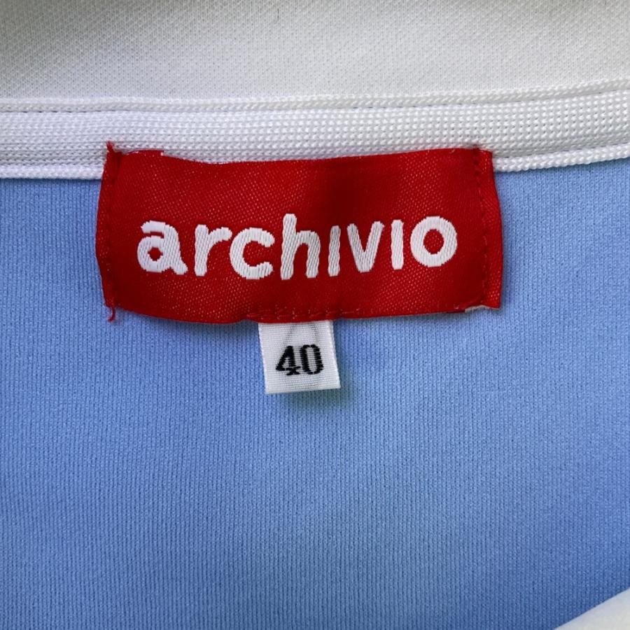 archivio（アルチビオ） モックネック 長袖プルオーバー ブルー系 40