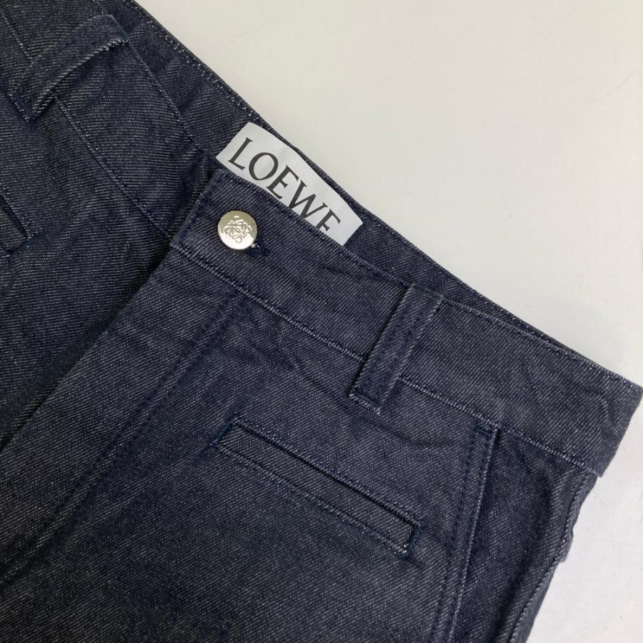 LOEWE ロエベ H2262111IB フィッシャーマン デニムパンツ ネイビー系