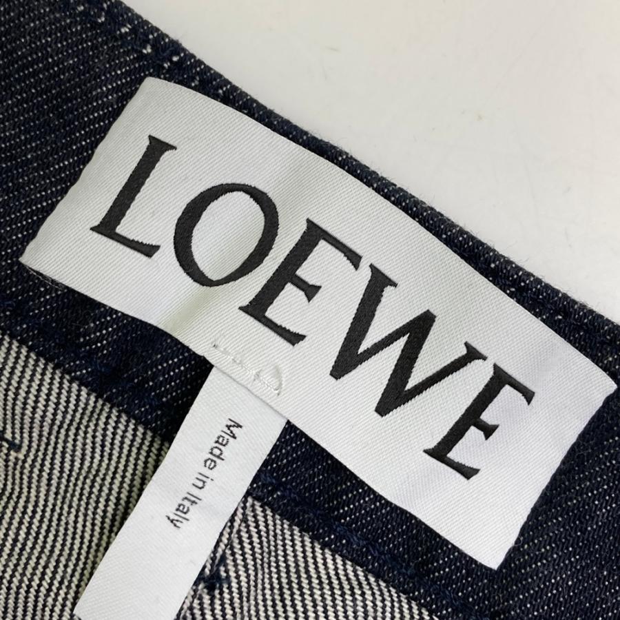 LOEWE ロエベ H2262111IB フィッシャーマン デニムパンツ ネイビー系
