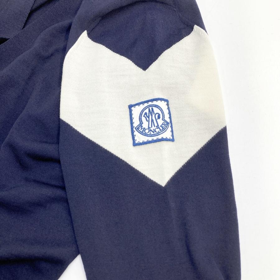 MONCLER モンクレール ガムブルー D13919419600 ウール カーディガン 
