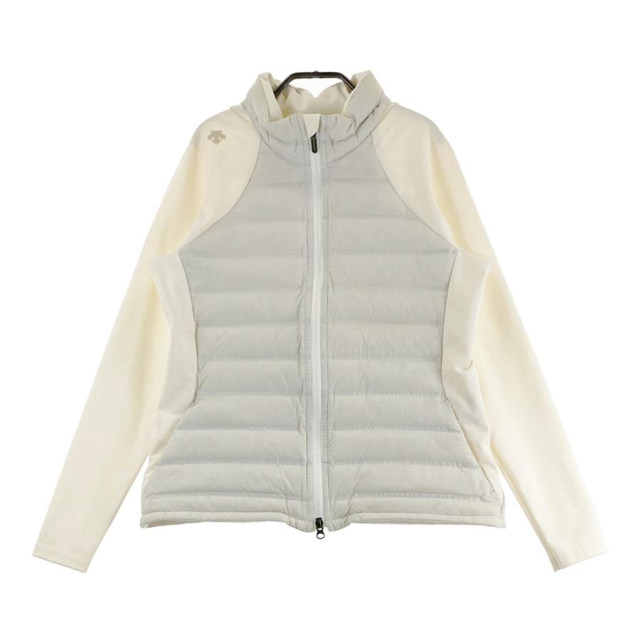 DESCENTE GOLF デサントゴルフ ダウン切替 ジップジャケット ベージュ