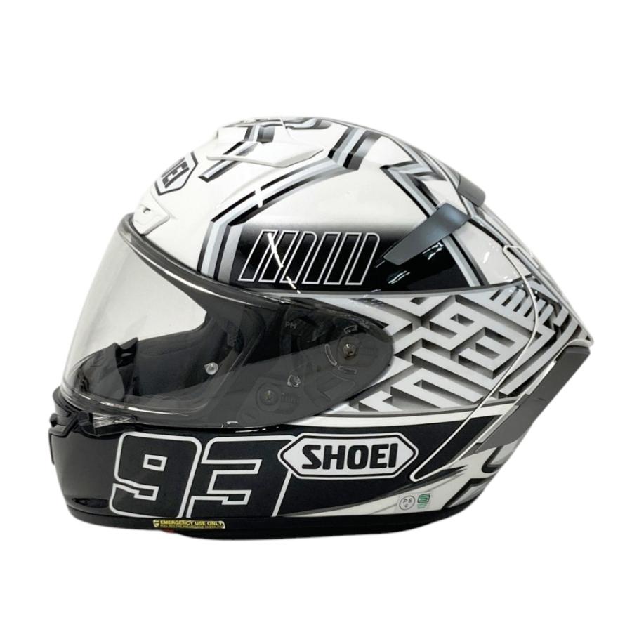 SHOEI X-Fourteen 白 MARQUEZ4 Mサイズ ヘルメット SHOEI ショウエイ フルフェイスヘルメット X-Fourteen MARQUEZ4