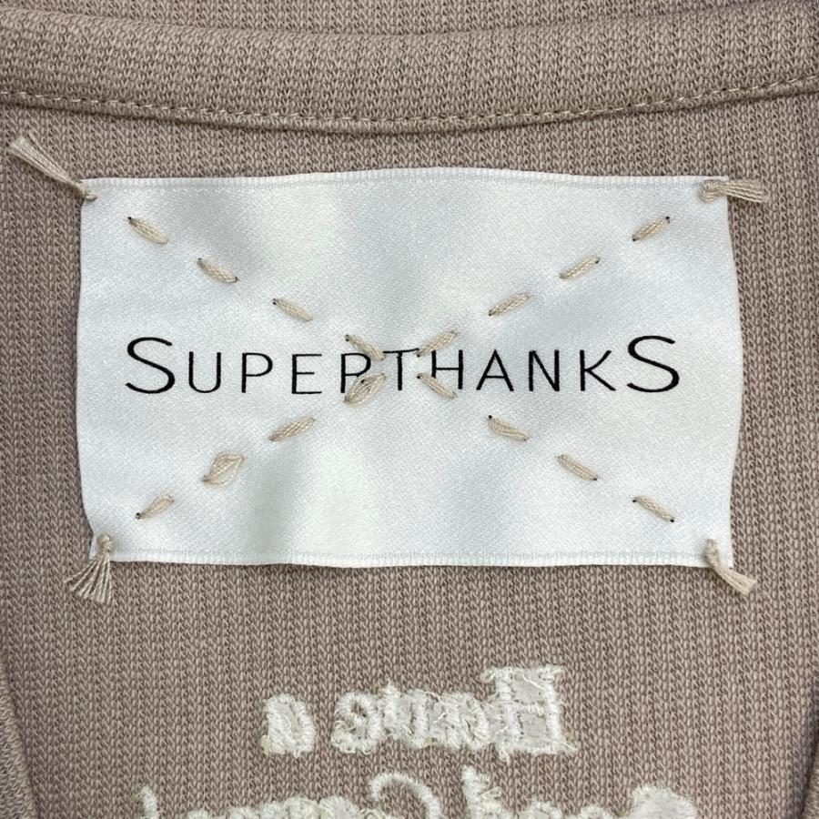 サイズ：S CAPTAINS HELM GOLF　キャプテンズ ヘルム ゴルフ ×SUPER THANKS ニットベスト  ベージュ系 [240101641427] ゴルフウェア メンズ ストスト CAPTAINS HELM GOLF キャプテンズ ヘルム ゴルフ ×SUPER THANKS ニット