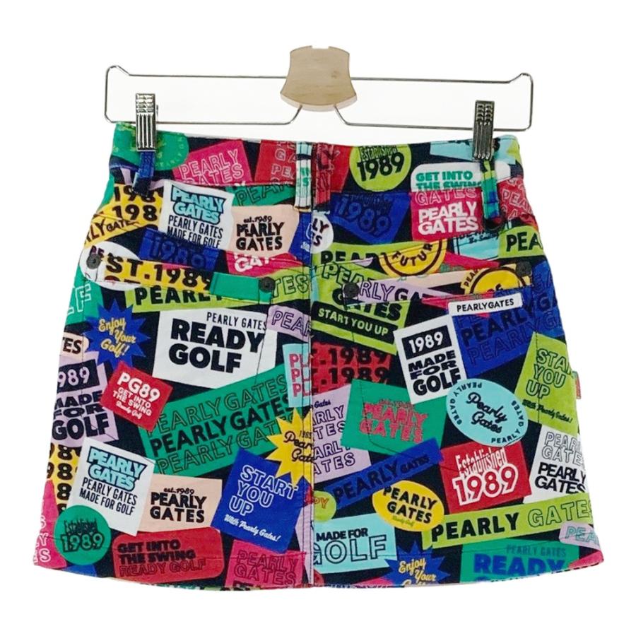 【新品】PEARLY GATES パーリーゲイツ 055-2134010 スカート  ネイビー系 00 ゴルフウェア レディース_1