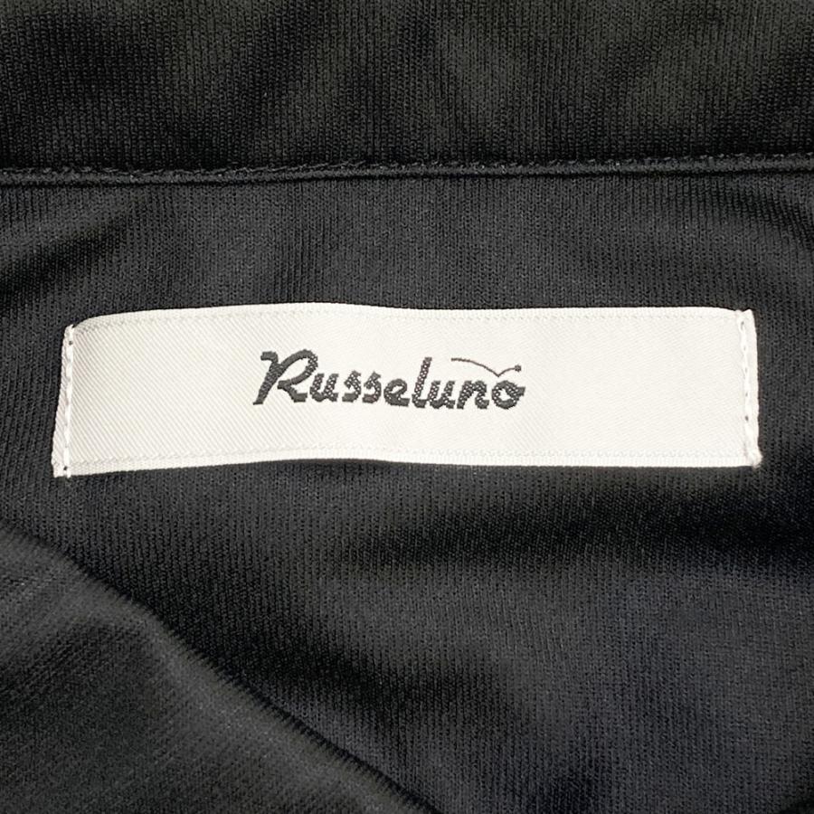 RUSSELUNO ラッセルノ 半袖ポロシャツ ルチャ 総柄 ブラック系 4