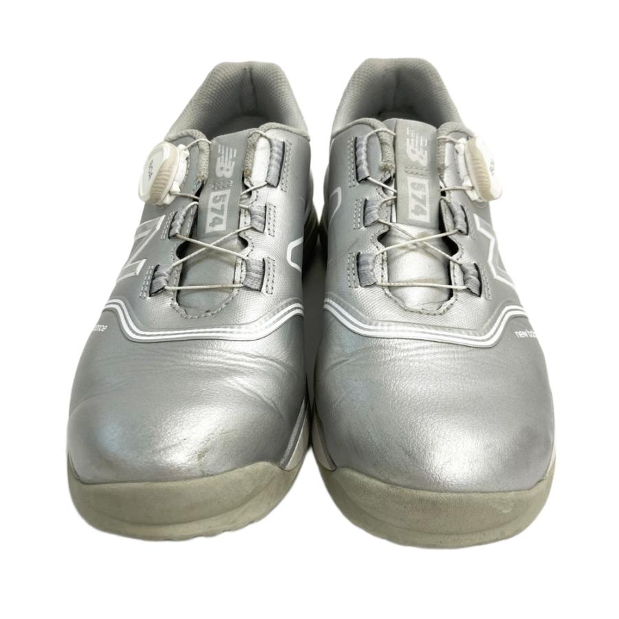 NEW BALANCE GOLF ニューバランス UGB574B3 ゴルフシューズ シルバー系