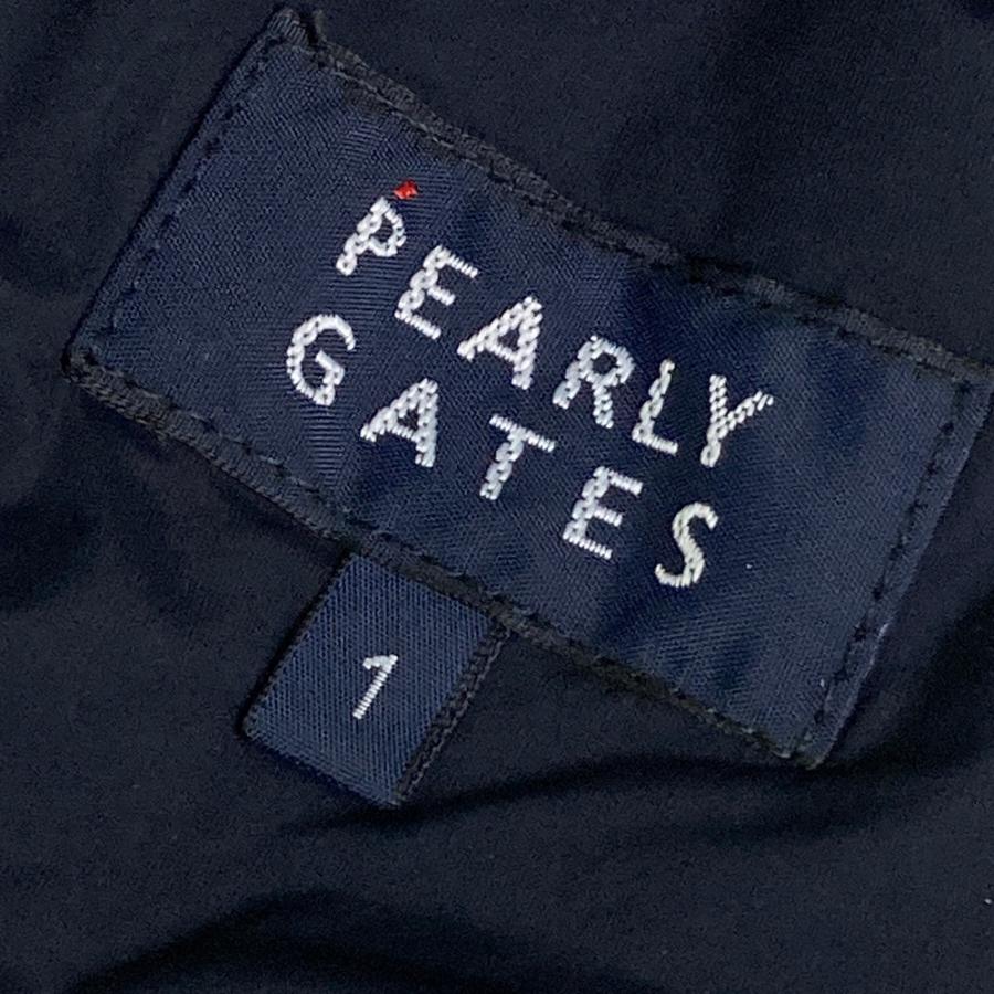 PEARLY GATES パーリーゲイツ 2024年モデル 裾ロゴ 中綿ロングパンツ チェック柄 グレー系 1 ゴルフウェア レディースの画像