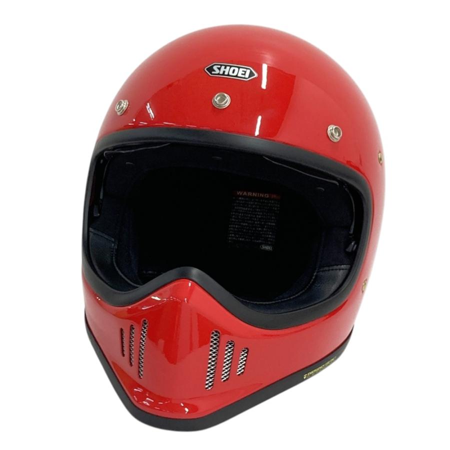 美品】SHOEI ショウエイ フルフェイスヘルメット EX-ZERO レッド系 XXL