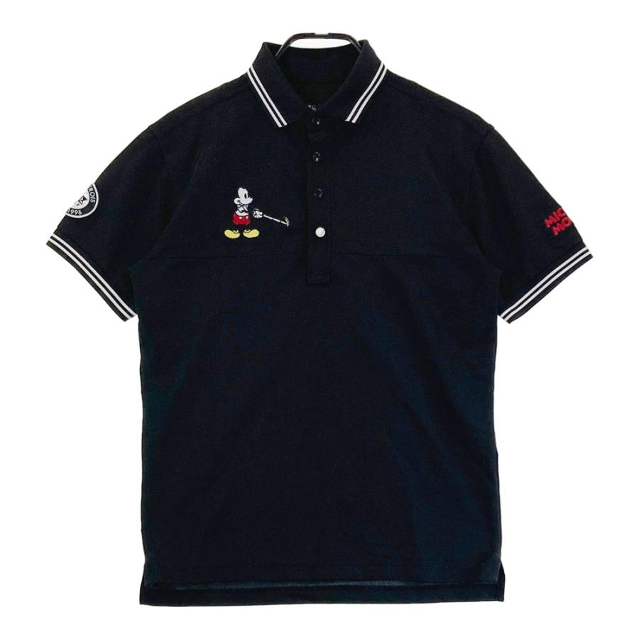 23区GOLF ニジュウサンクゴルフ ×Disney 半袖ポロシャツ ミッキー