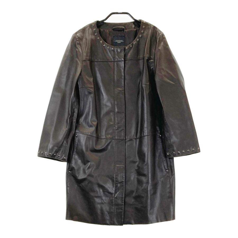 MAX MARA WEEK END LINE マックスマラウィークエンド レザーコート