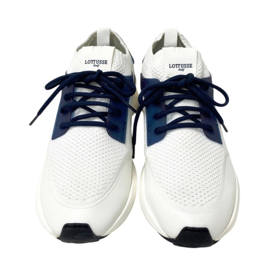LOTTUSSE GOLF ロトゥセ ゴルフ FLIKNIT BLANCO スパイクレスゴルフシューズ  ホワイト系 39/25cm [240101643528] ゴルフウェア メンズ ストスト LOTTUSSE GOLF ロトゥセ ゴルフ FLIKNIT BLANCO スパイクレスゴルフ