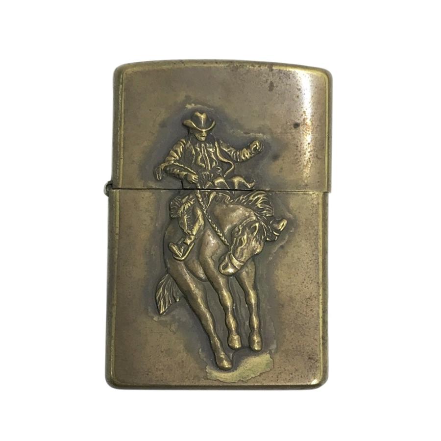 ZIPPO ジッポー ライター マルボロ カウボーイ ゴールド系 