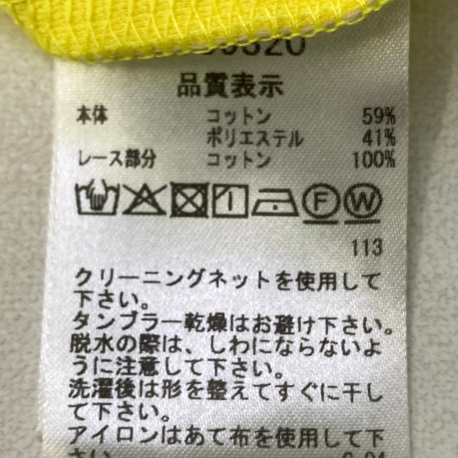 ARCHIVIO アルチビオ 半袖ポロシャツ 星 イエロー系 36 ゴルフウェア