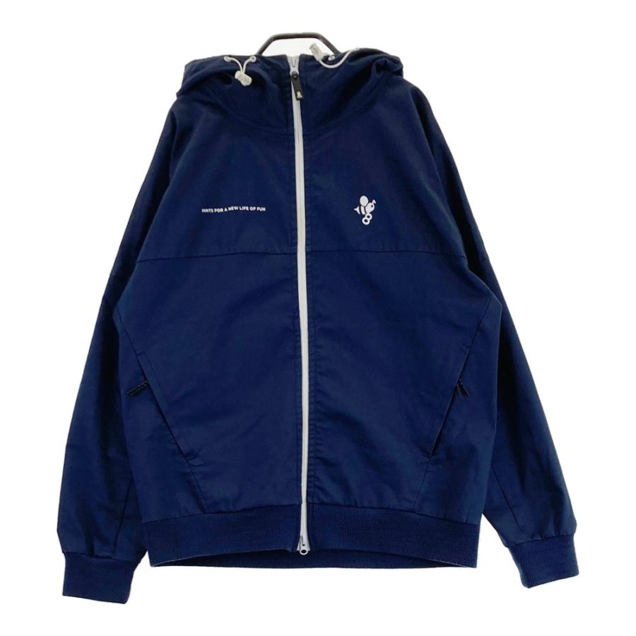 8YARDS ハチヤーズ フード付き 長袖ジップジャケット ネイビー系 XL