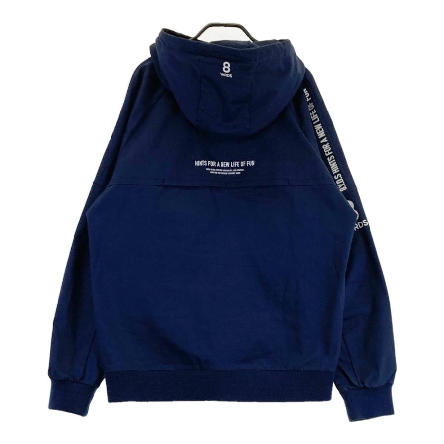 8YARDS ハチヤーズ フード付き 長袖ジップジャケット ネイビー系 XL