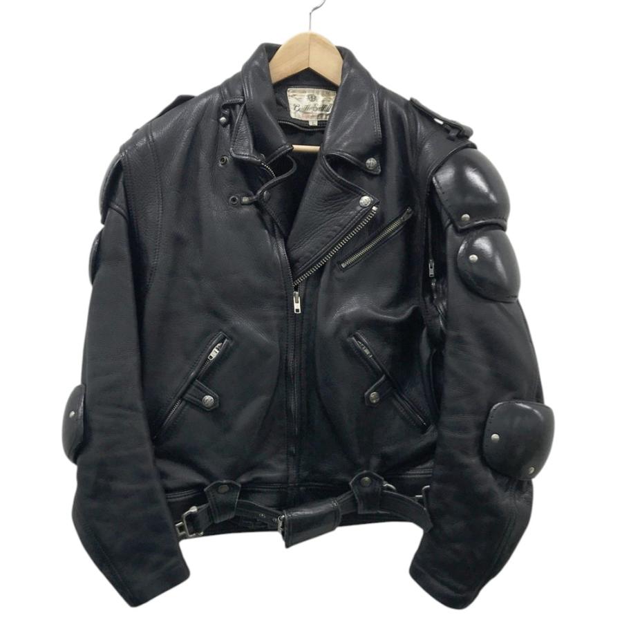 KADOYAカドヤ 革ジャン  バトルスーツ KADOYA カドヤ バトルスーツ レザージャケット LL ブラック メンズ