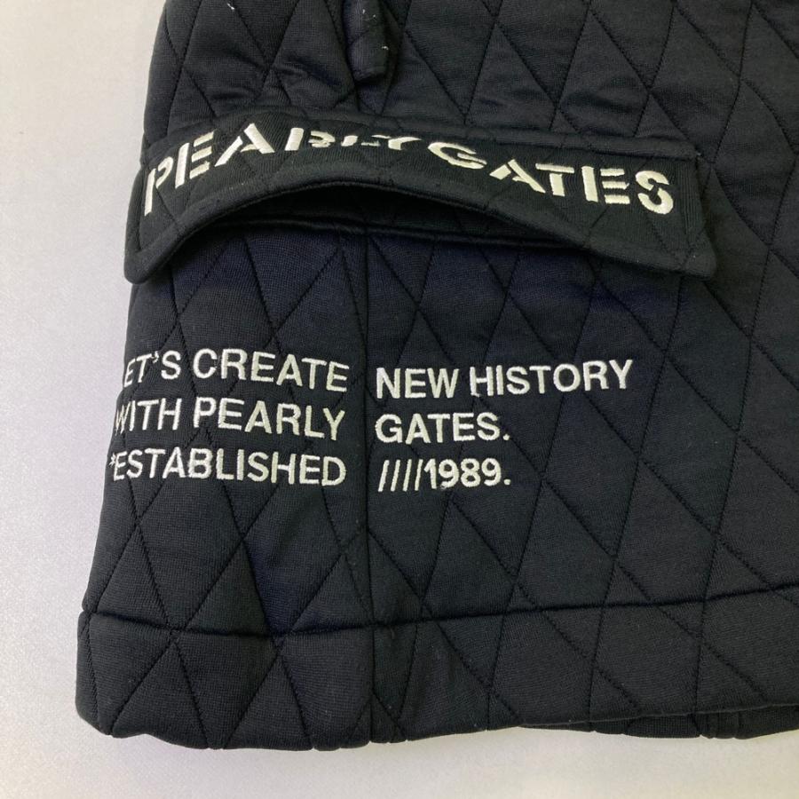 PEARLY GATES パーリーゲイツ 2024年モデル ストレッチ スカート キルティング ブラック系 0 ゴルフウェア レディースの画像