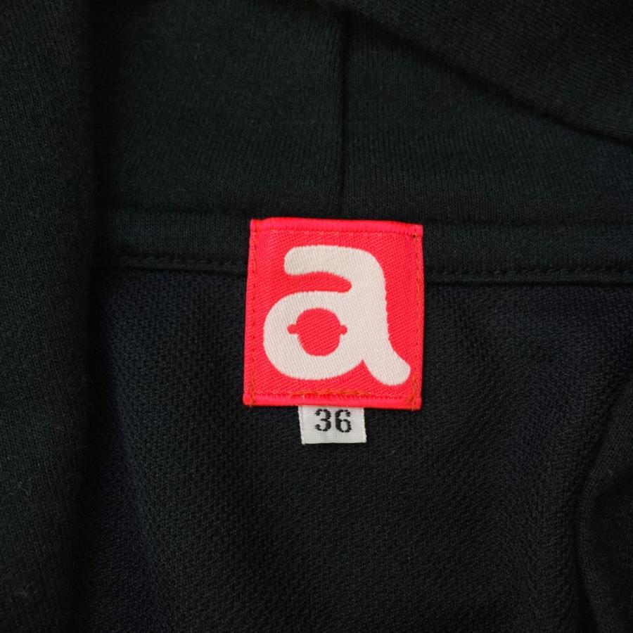 ARCHIVIO アルチビオ  フード付 半袖ワンピース  ブラック系 36 ゴルフウェア レディース_4