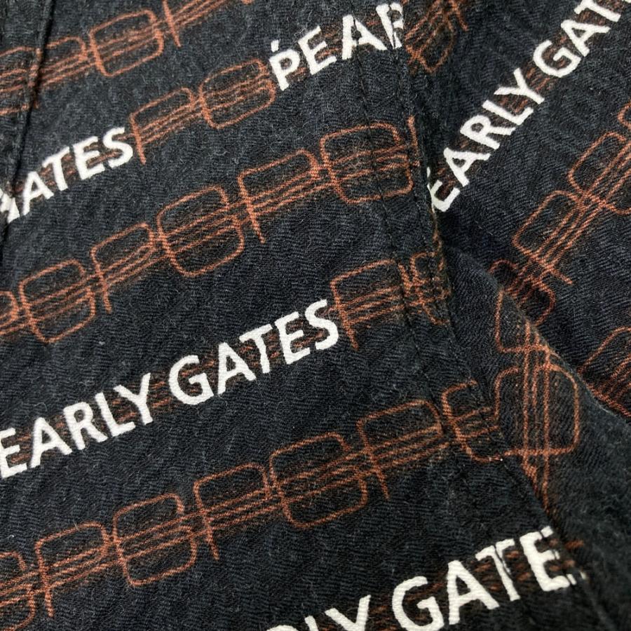 PEARLY GATES パーリーゲイツ ストレッチパンツ 総柄 ネイビー系 6