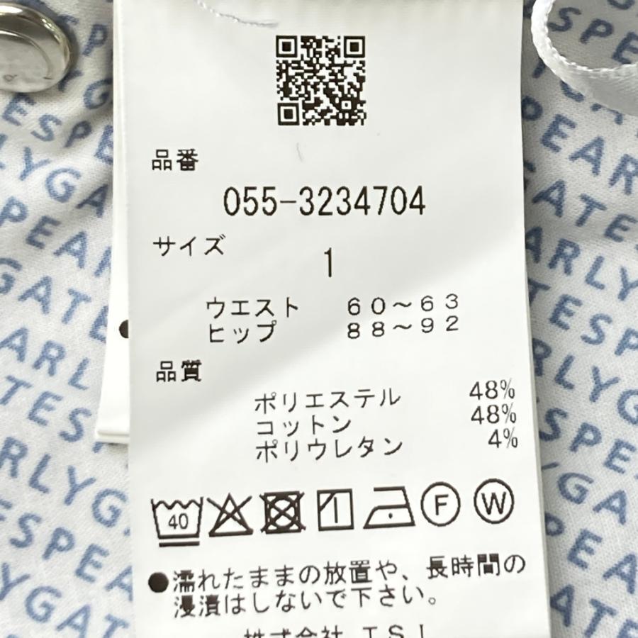 PEARLY GATES パーリーゲイツ  ストレッチスカート チェック柄 グレー系 1 ゴルフウェア レディースの画像