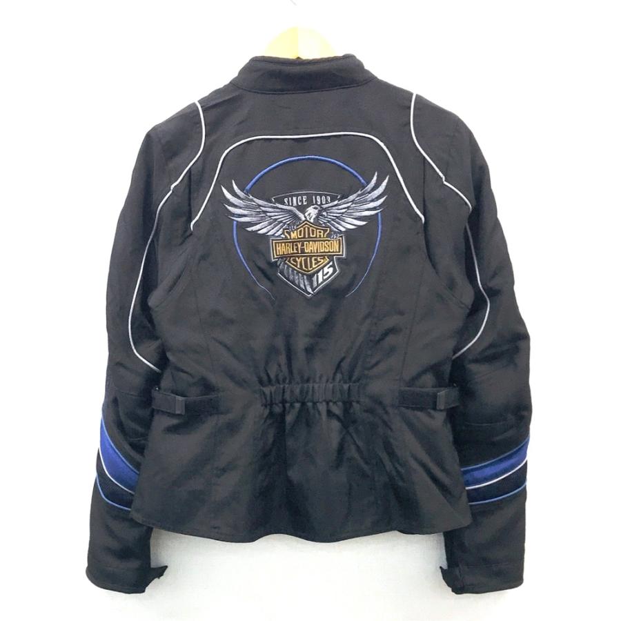 HARLEY DAVIDSON ハーレーダビッドソン 98245-18VW 115周年記念 長袖 ライディングジャケット  ブラック系 L バイクウェア レディースの画像